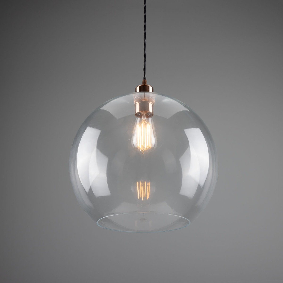 Eden clear sphere pendant 35cm - View 18