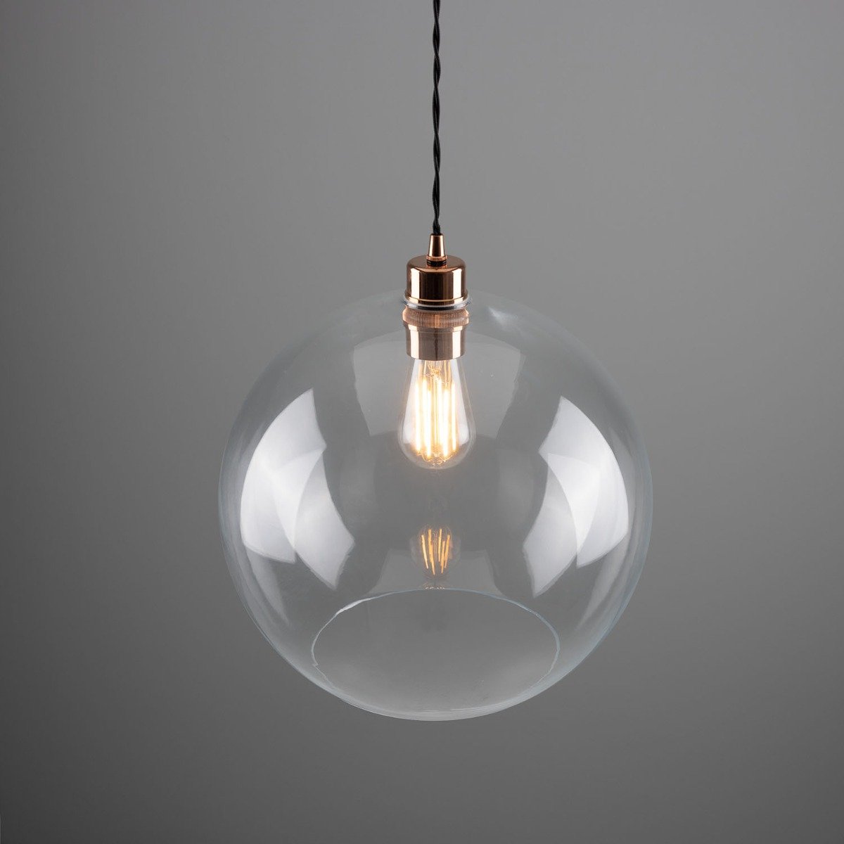 Eden clear sphere pendant 35cm - View 19