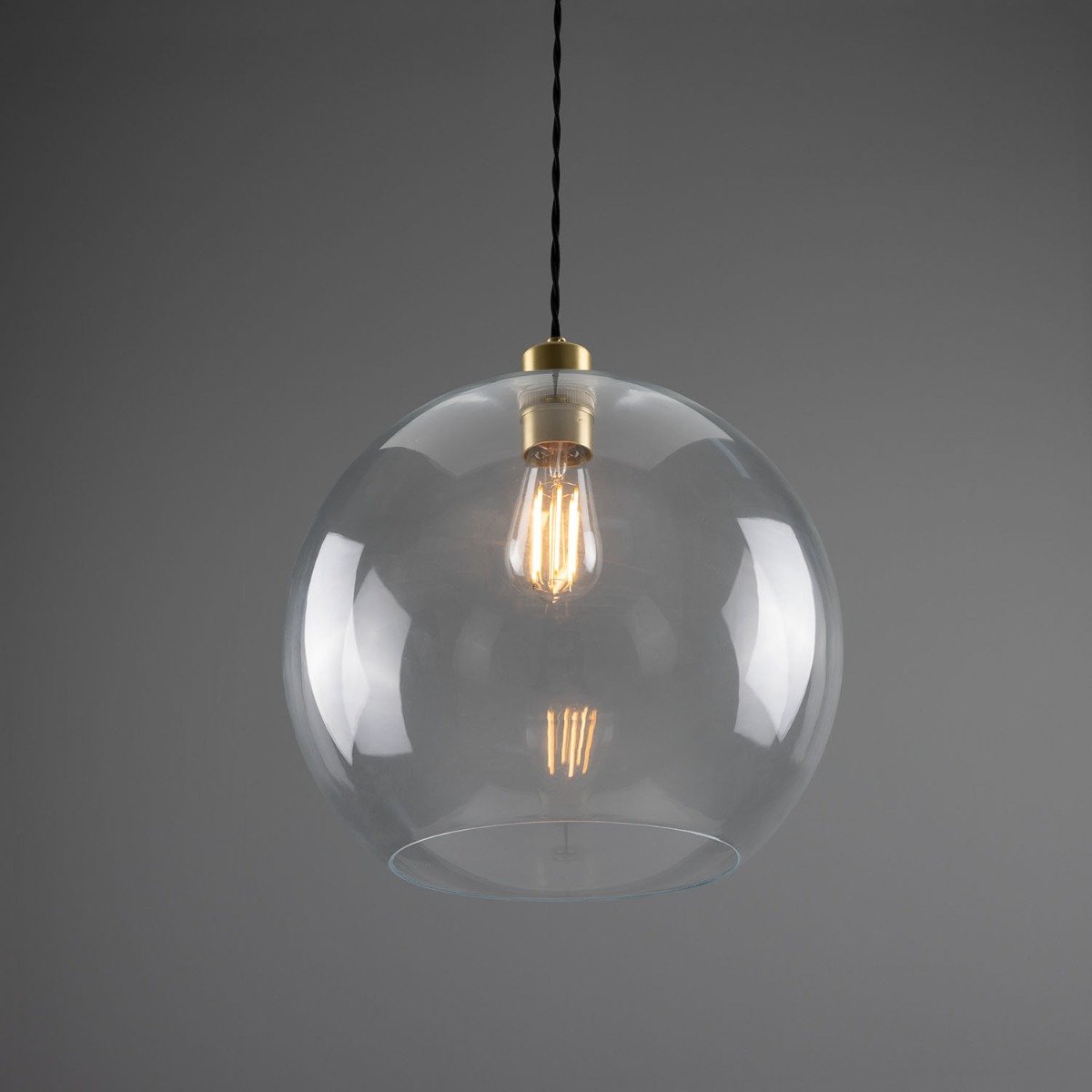 Eden clear sphere pendant 35cm - View 15