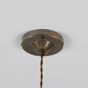 Paris Industrial Brass Pendant Light 30cm - View 3