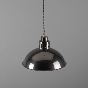 Paris Industrial Brass Pendant Light 30cm - View 6