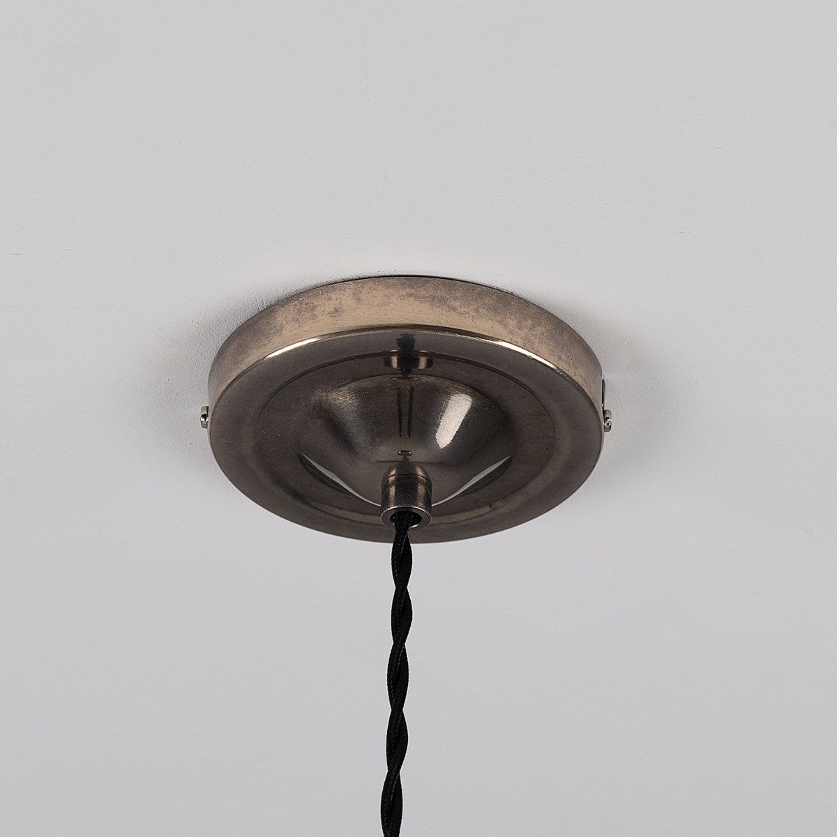 Paris Industrial Brass Pendant Light 30cm - View 7