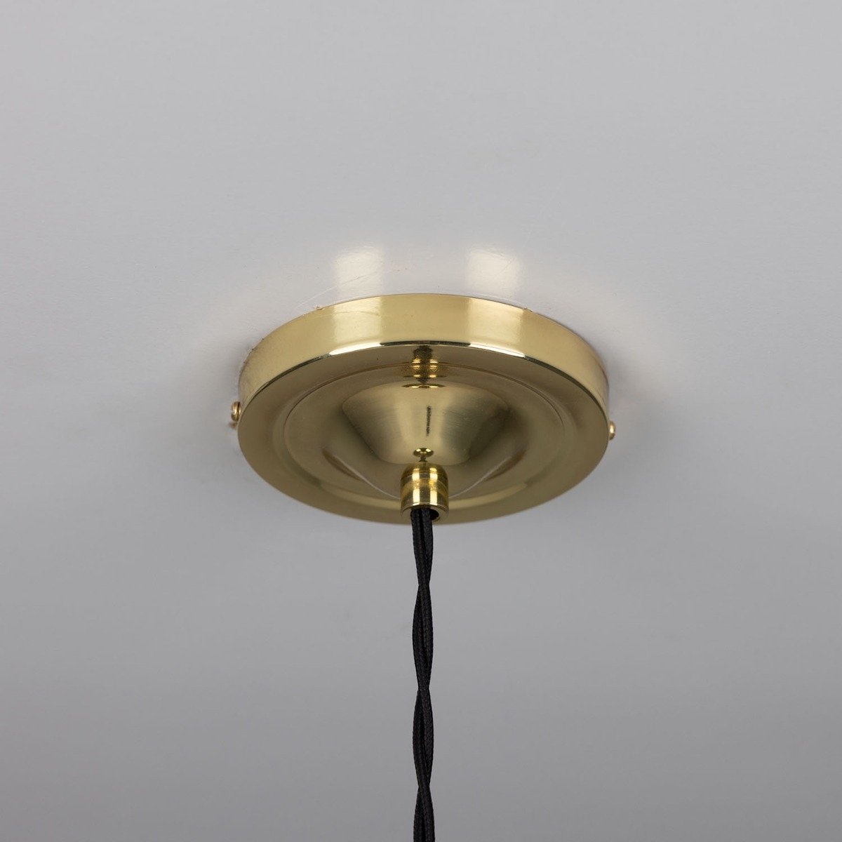 Paris Industrial Brass Pendant Light 30cm - View 13