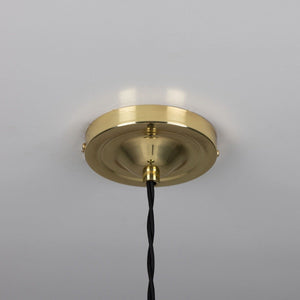 Paris Industrial Brass Pendant Light 30cm - View 13