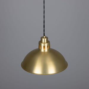 Paris Industrial Brass Pendant Light 30cm - View 16