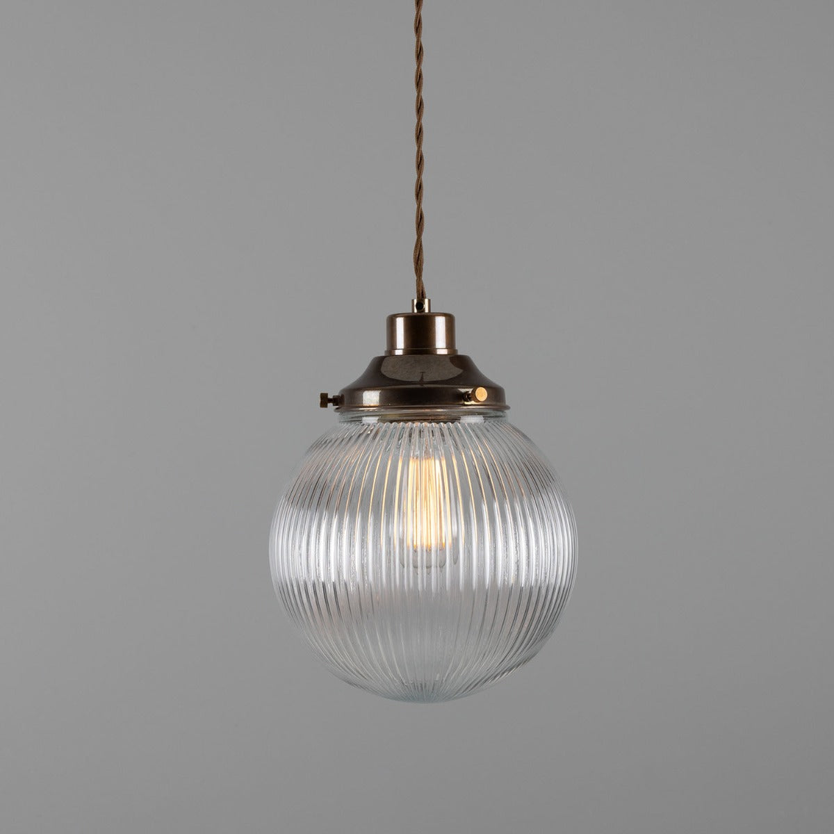 Stanley Prismatic Globe Pendant Light 20cm IP20 - Main View