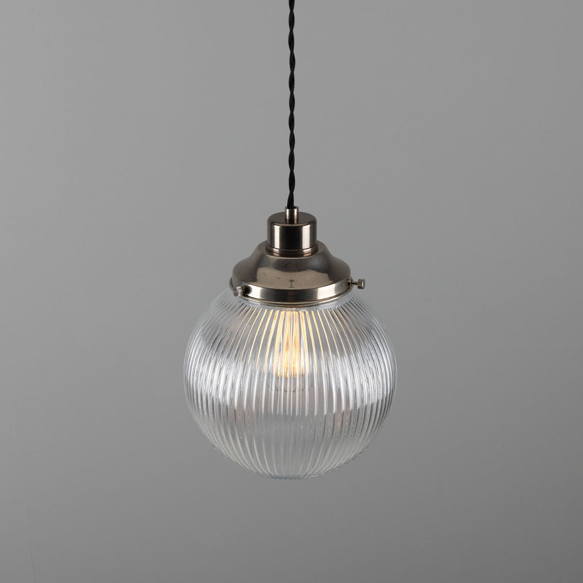 Stanley Prismatic Globe Pendant Light 20cm IP20 - View 6