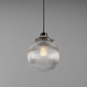 Stanley Prismatic Globe Pendant Light 20cm IP20 - View 7
