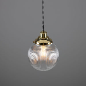Stanley Prismatic Globe Pendant Light 20cm IP20 - View 12