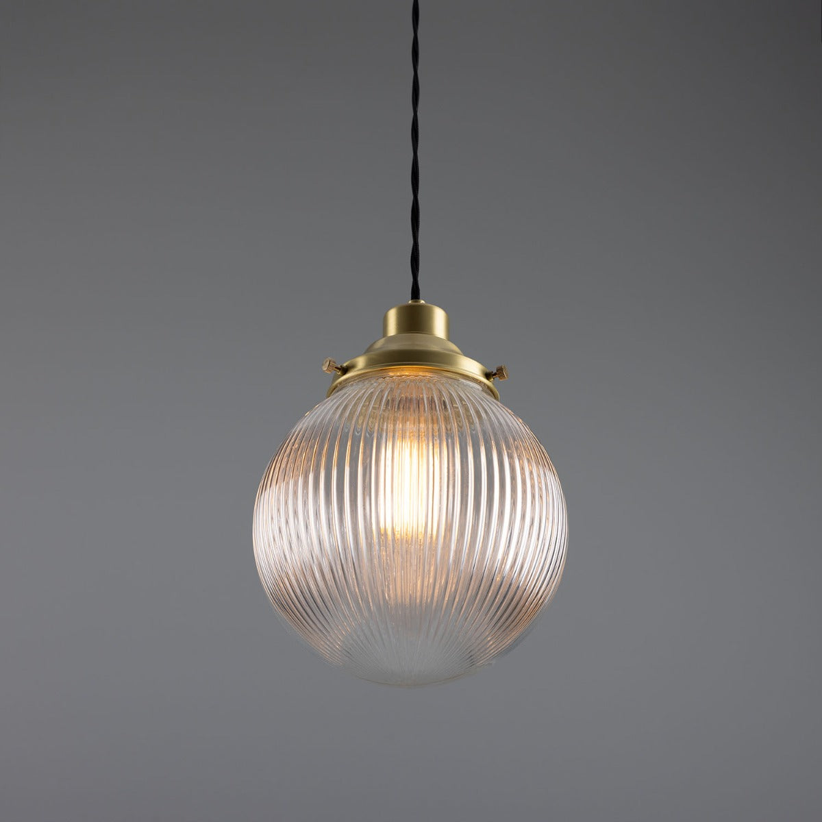 Stanley Prismatic Globe Pendant Light 20cm IP20 - View 14