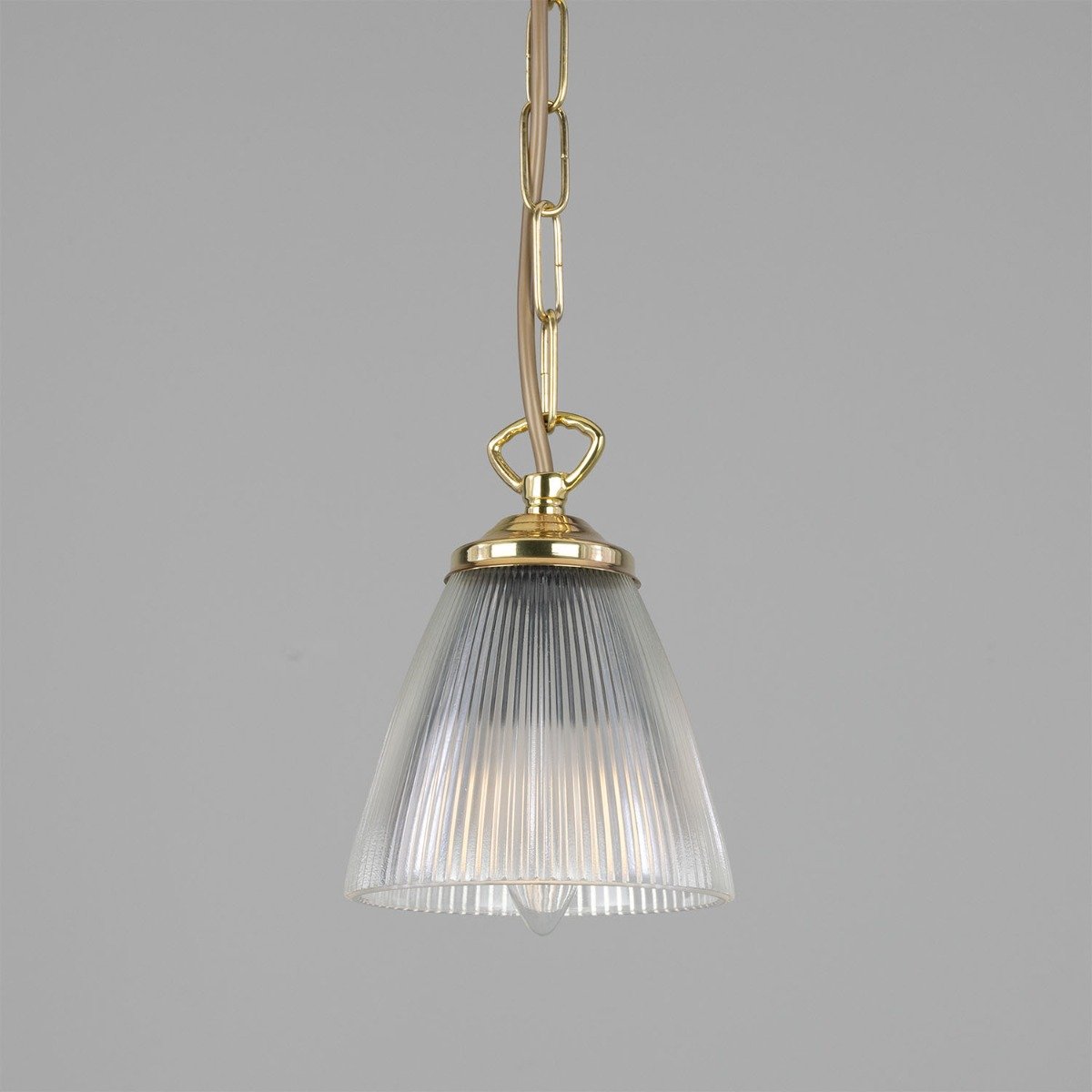 Gadar Small Prismatic Glass Pendant Light 12cm - View 9