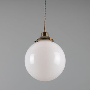 Gentry opal globe pendant light 25cm - View 2
