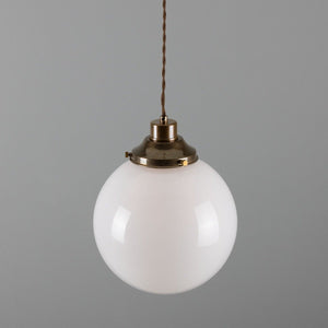 Gentry opal globe pendant light 25cm - View 3