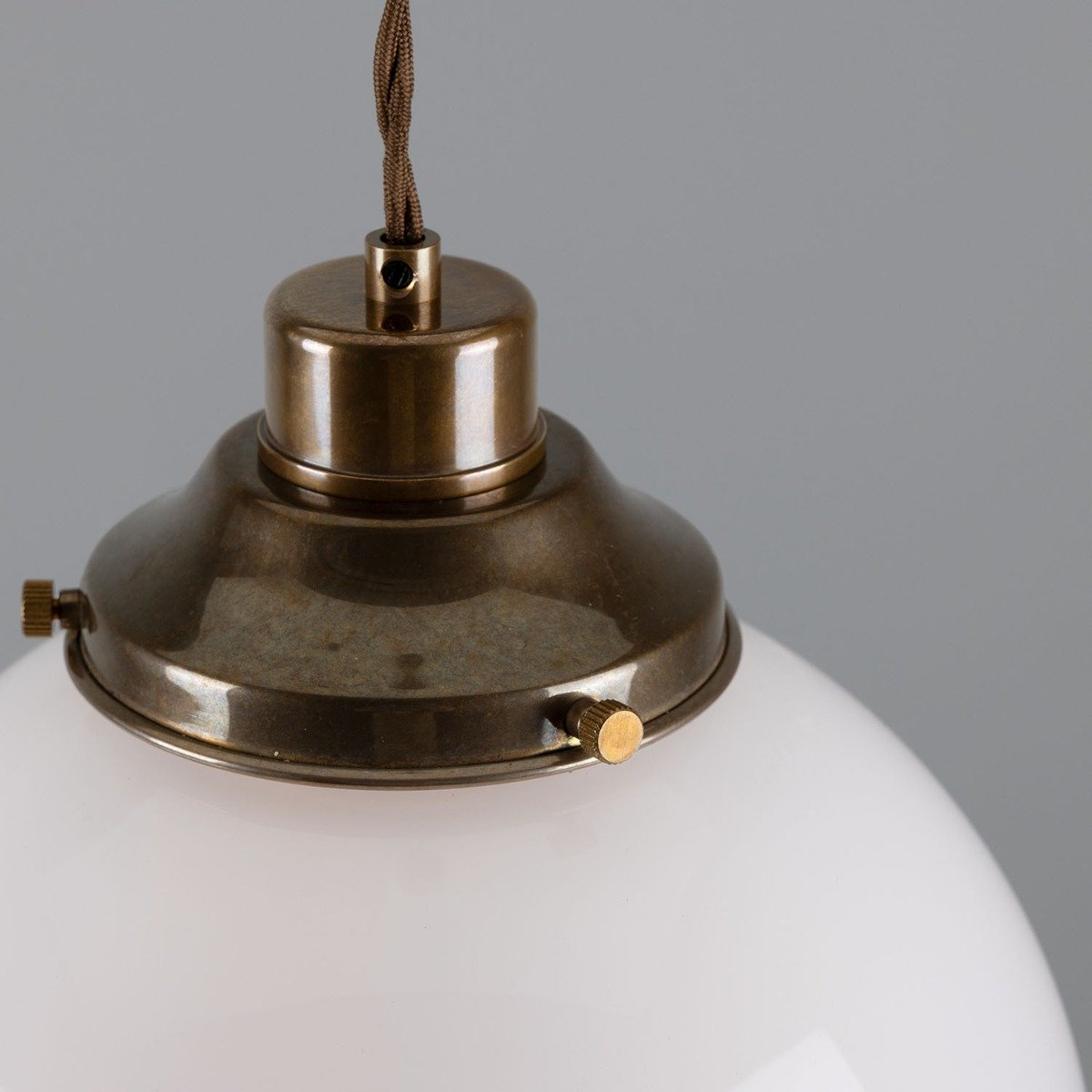 Gentry opal globe pendant light 25cm - View 4