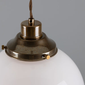 Gentry opal globe pendant light 25cm - View 4
