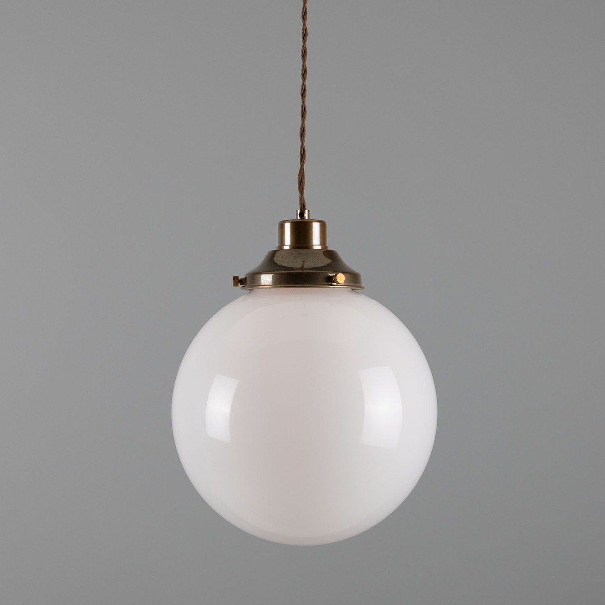 Gentry opal globe pendant light 25cm - Main View