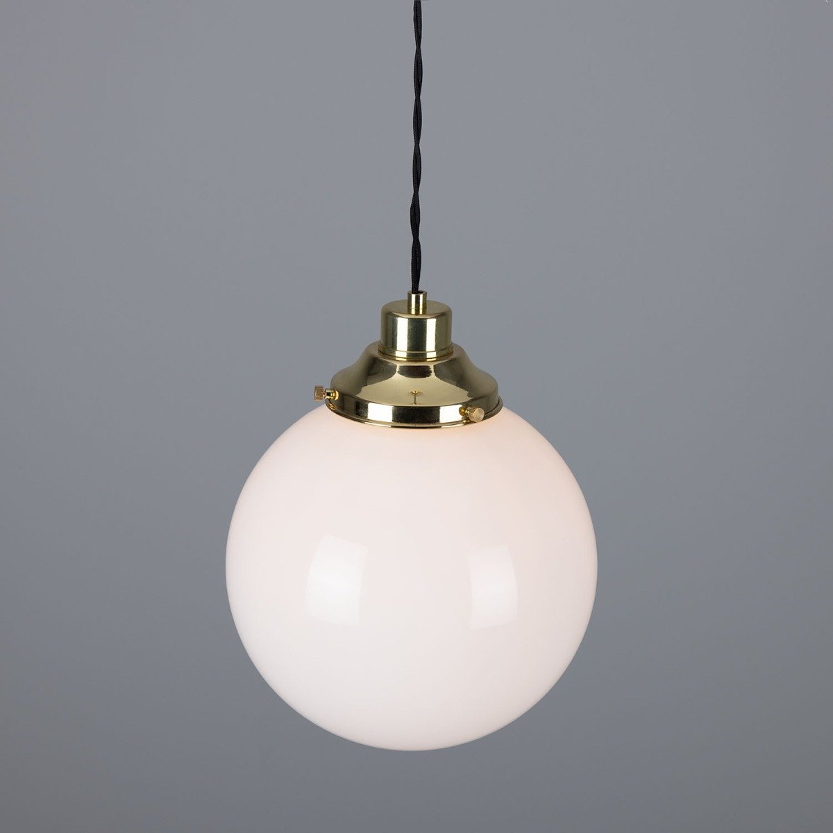 Gentry opal globe pendant light 25cm - View 11