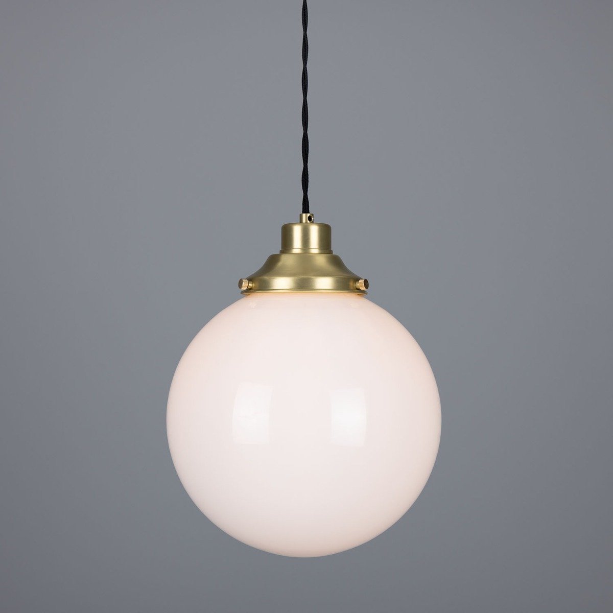 Gentry opal globe pendant light 25cm - View 12