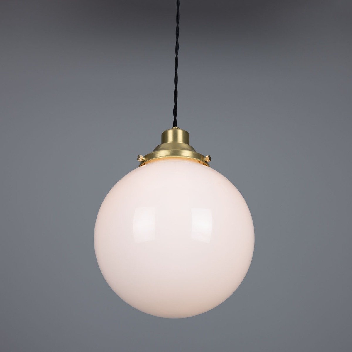 Gentry opal globe pendant light 25cm - View 13