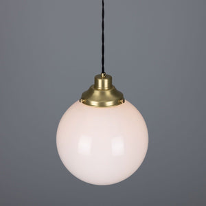 Gentry opal globe pendant light 25cm - View 14