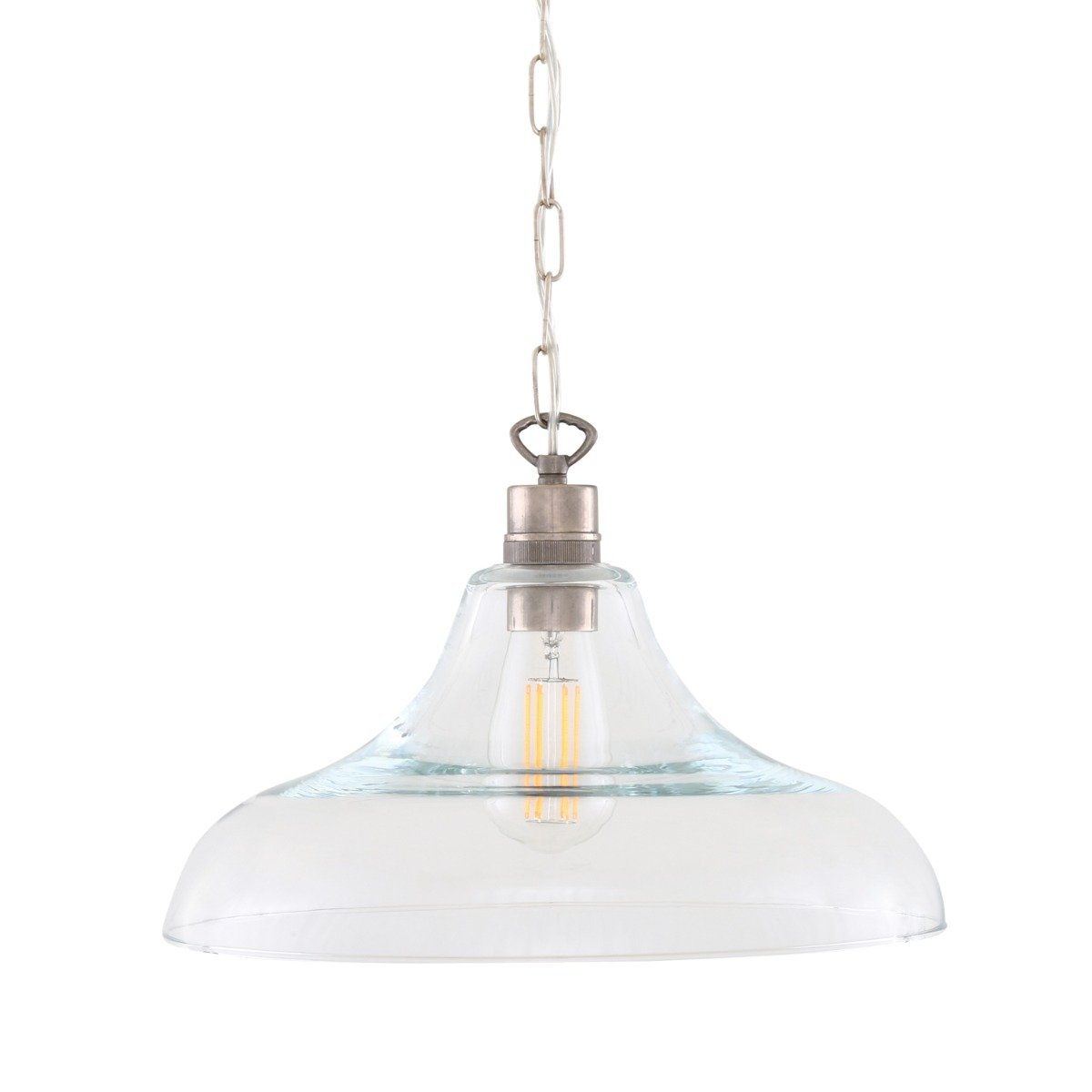 Clifton Railway Clear Glass Pendant - View 6