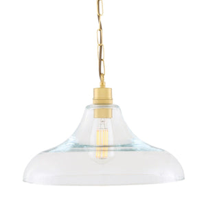 Clifton Railway Clear Glass Pendant - View 10