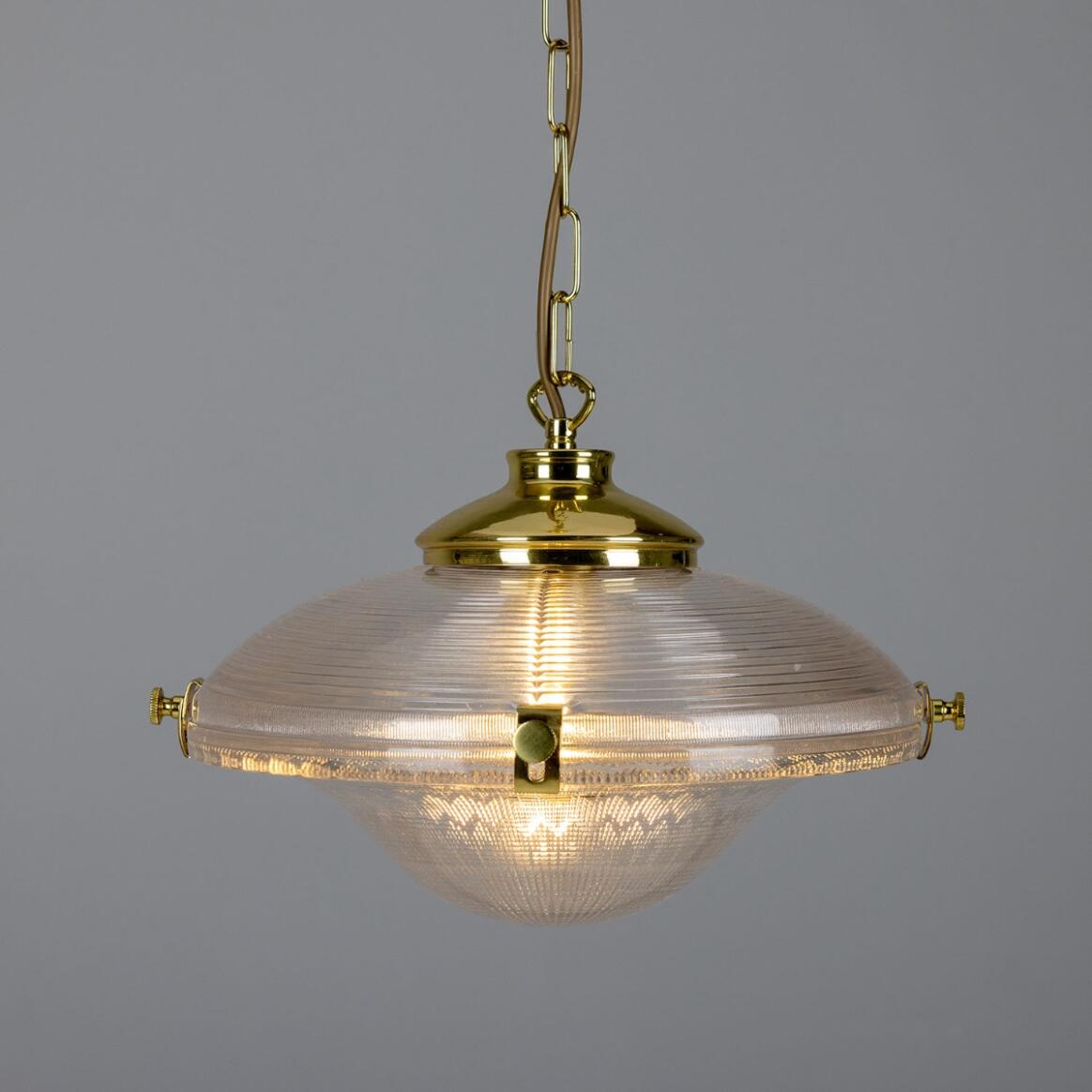 Ozark Victorian Vintage Glass Pendant Light 33cm IP20 - Subtle Wear