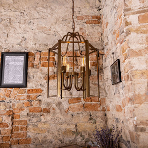 Portroe Indoor Hanging Pendant Lantern, 4-6 Light - View 8