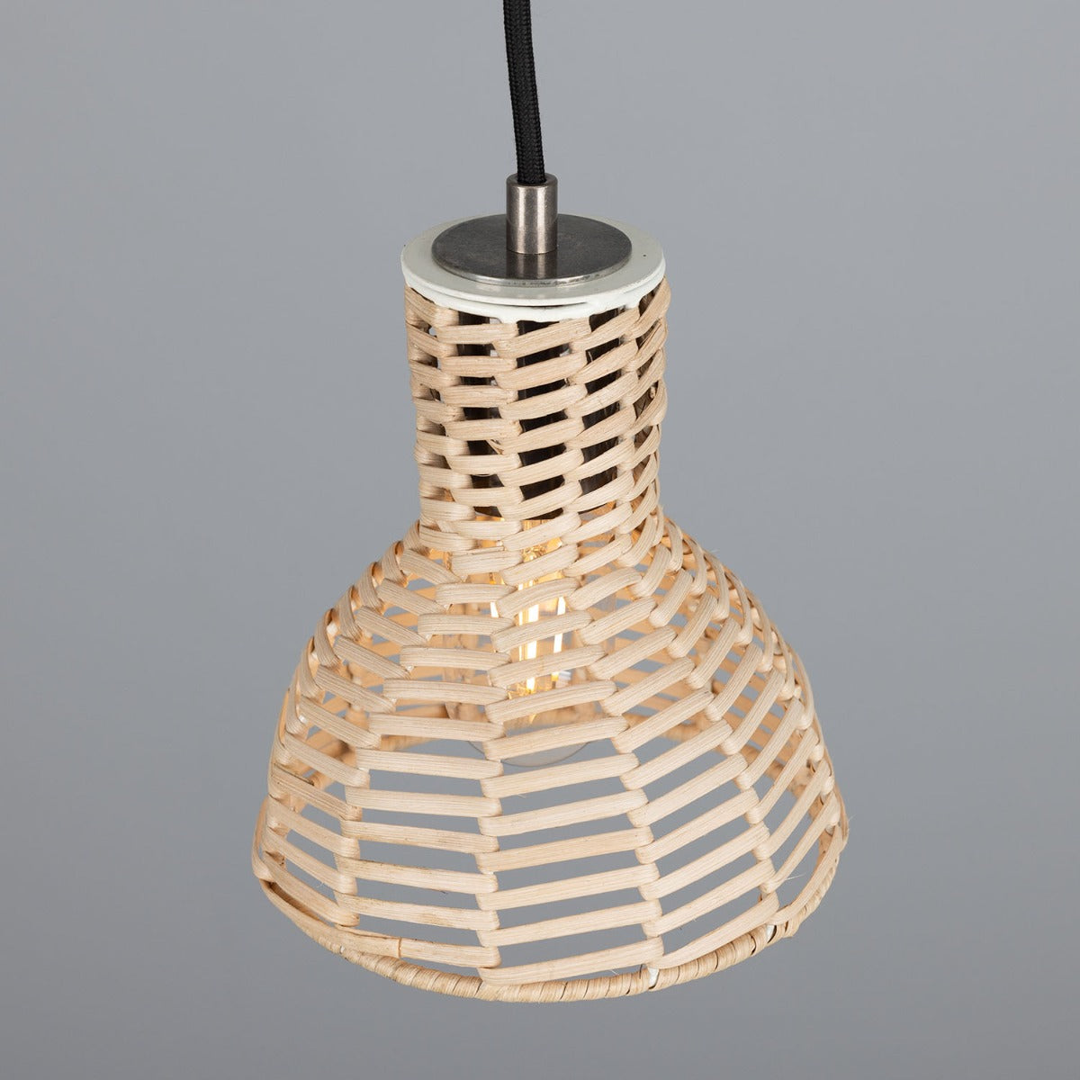 Malta Small Rattan Pendant Light 15cm - View 3