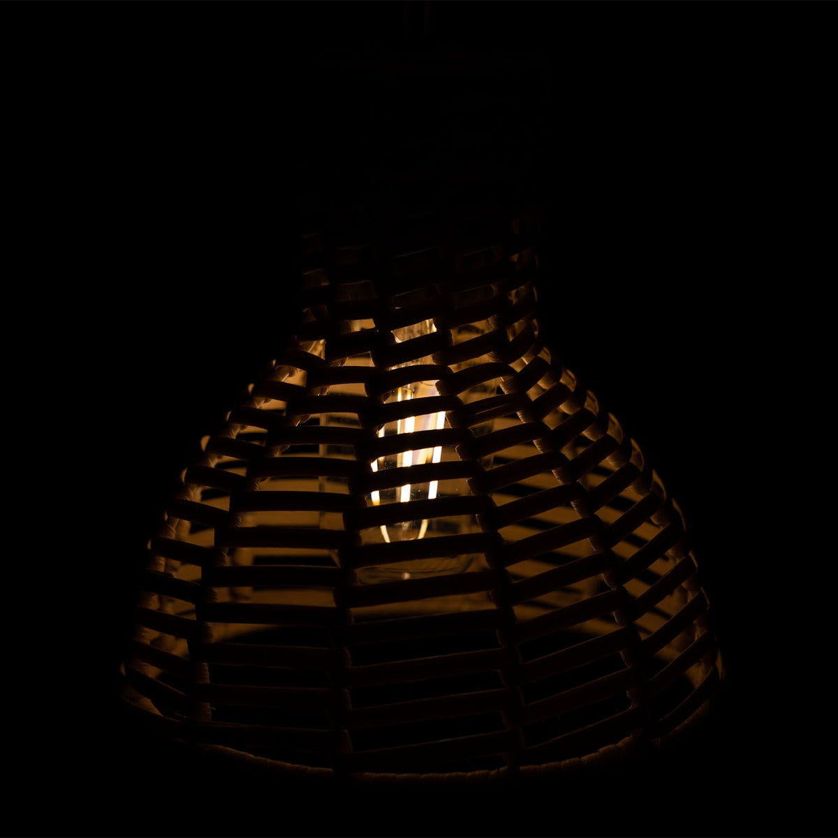 Malta Small Rattan Pendant Light 15cm - View 4