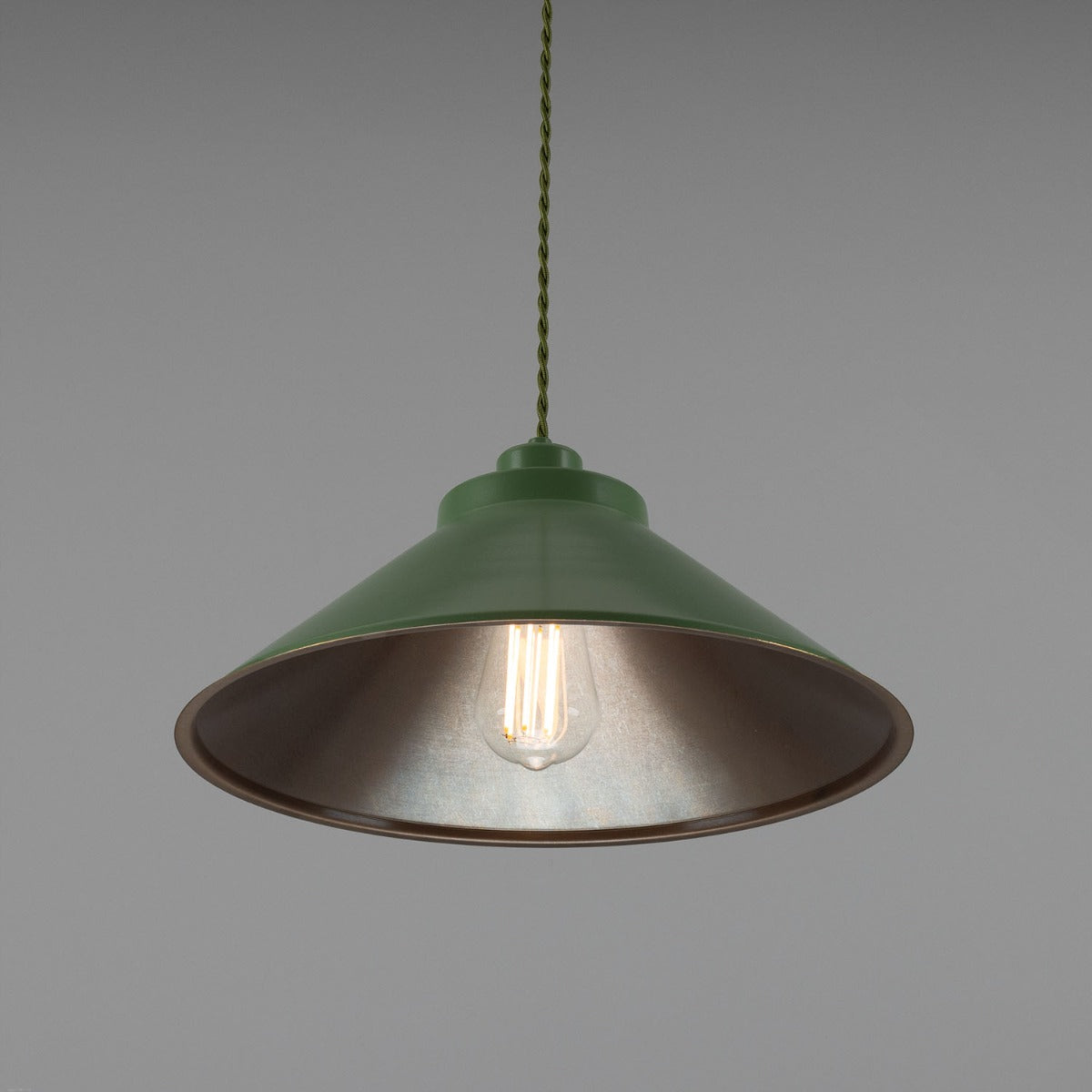 Rio Coloured Brass Pendant Light 38cm IP20 - View 6
