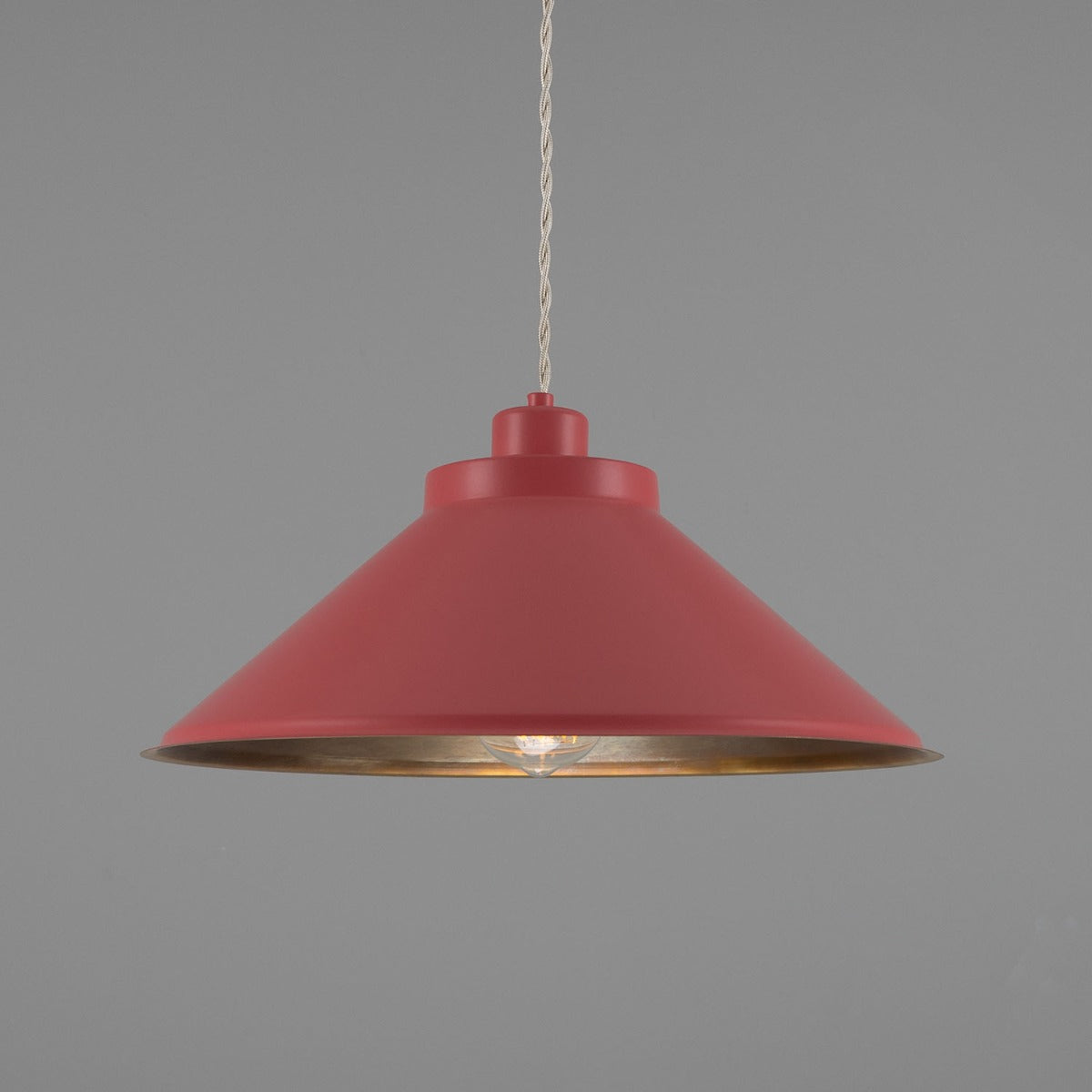 Rio Coloured Brass Pendant Light 38cm IP20 - View 9