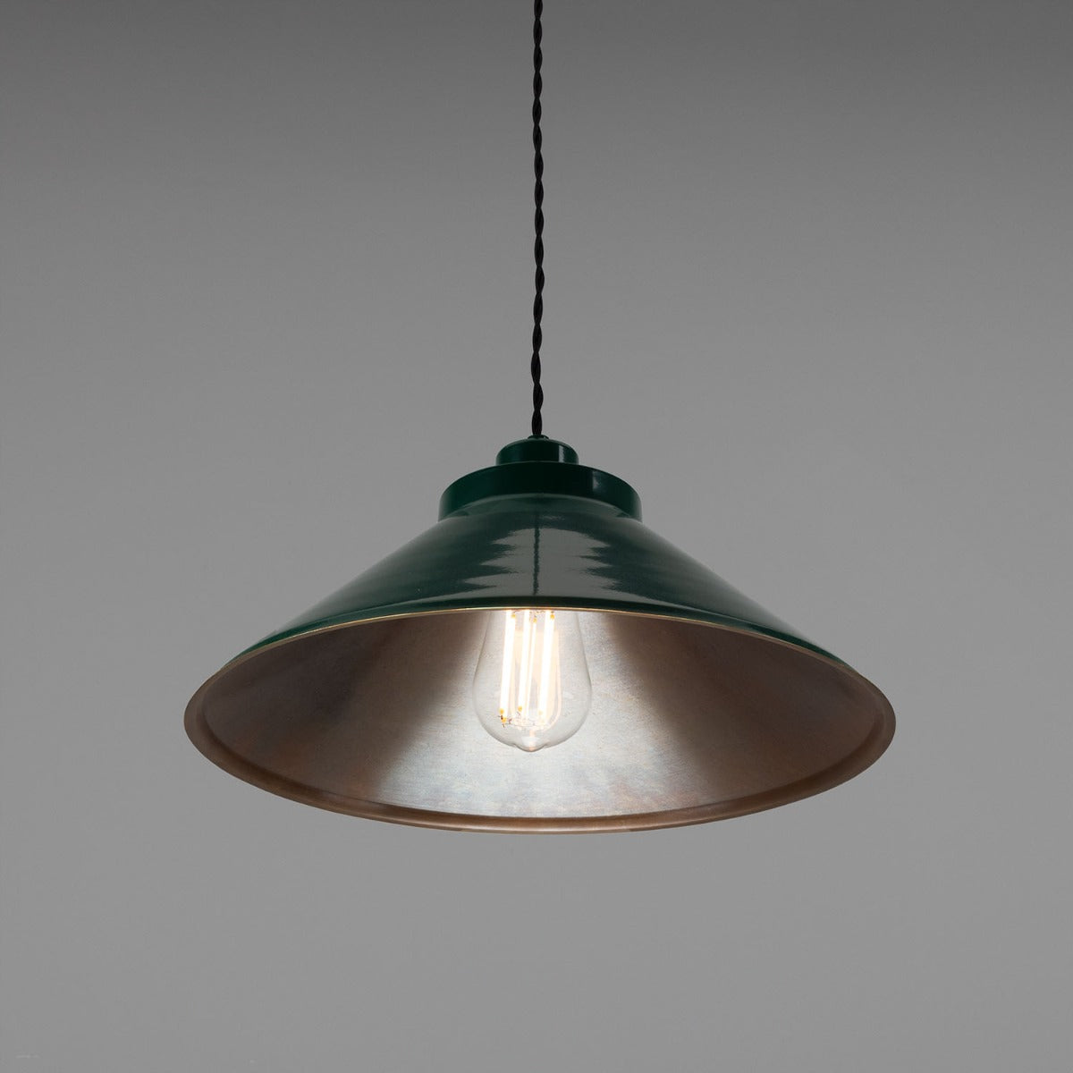 Rio Coloured Brass Pendant Light 38cm IP20 - View 34