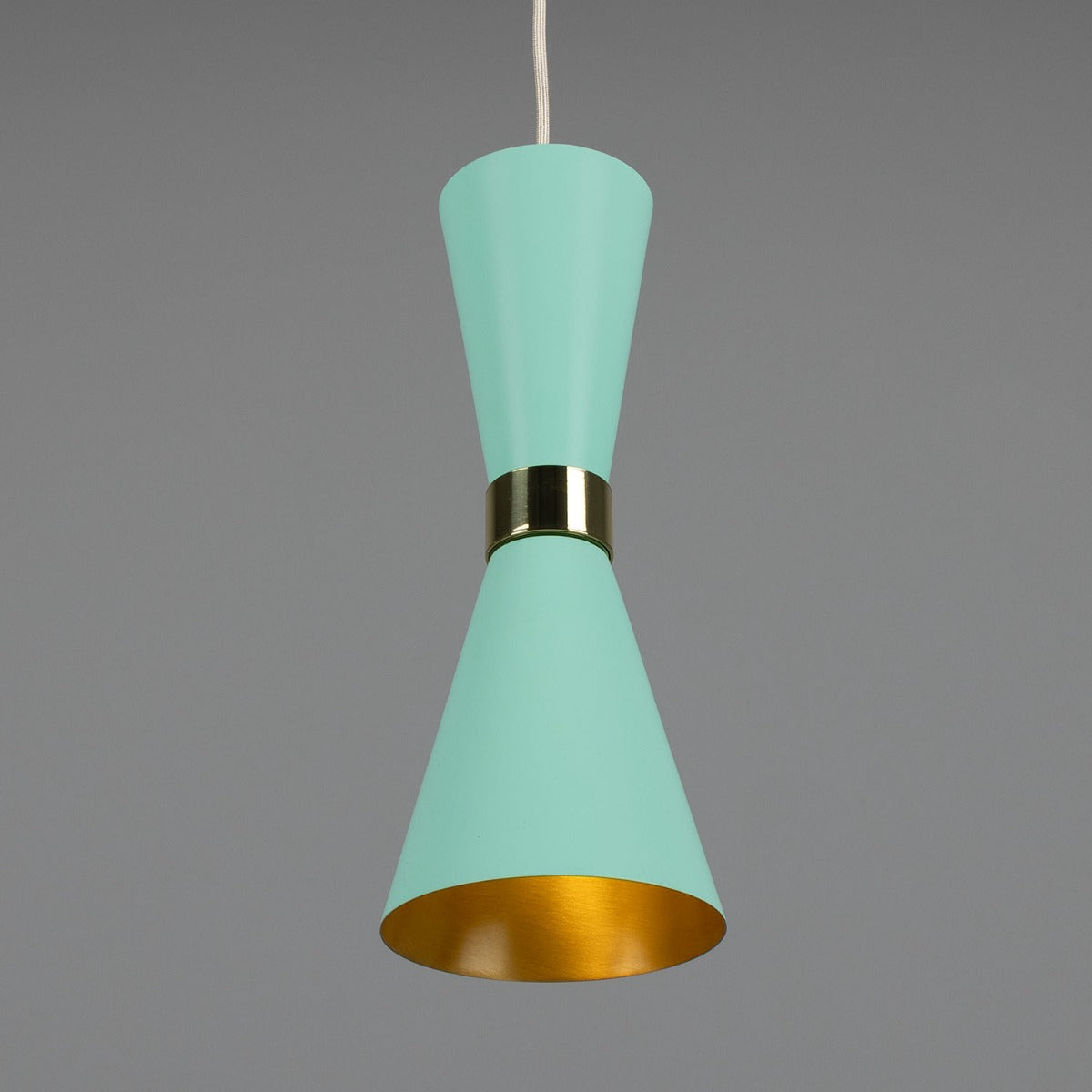 Cairo Mid-Century Coloured Pendant Light - View 8