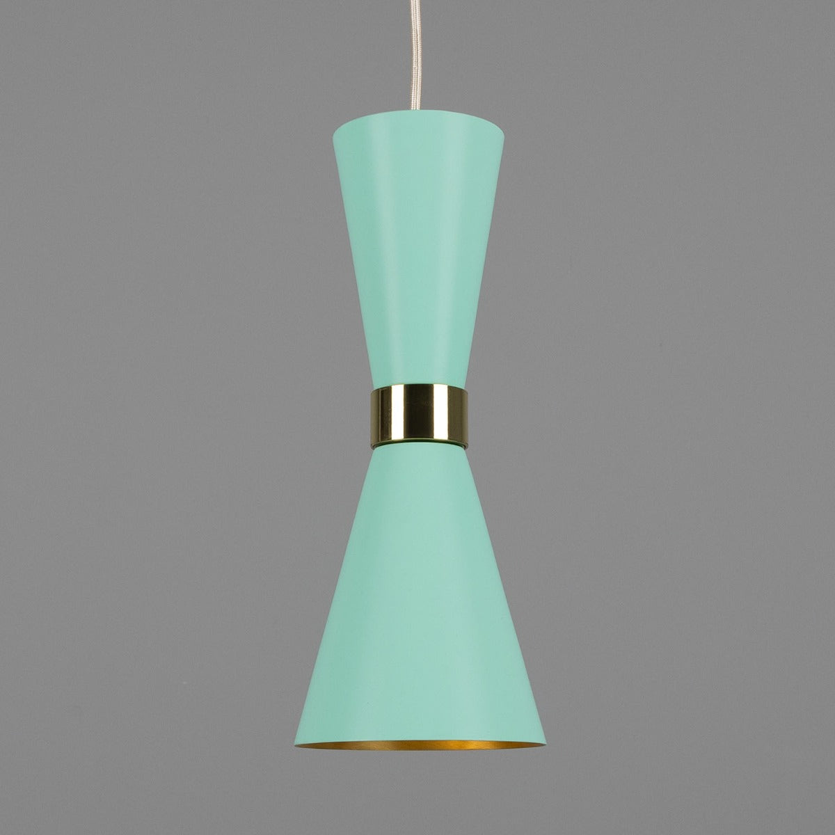 Cairo Mid-Century Coloured Pendant Light - View 6
