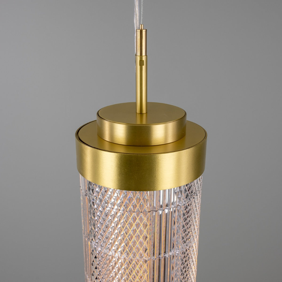 Ashford Small Neo-Victorian Vertical Pendant Light 58cm IP20 - View 4