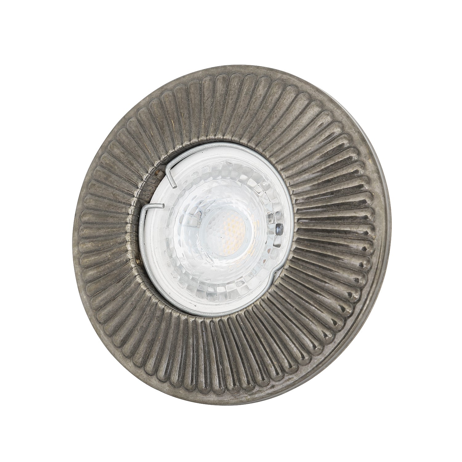 Penh Recessed Decorative Brass Spotlight 8cm IP20 - View 2