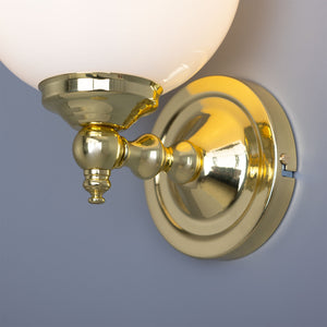 Cloghan Wall Light | Polished Brass - View 12