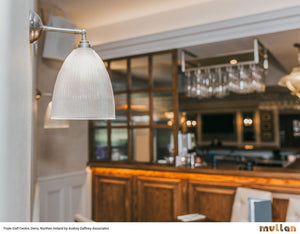 Hale Prismatic Railway Glass Wall Light - View 9