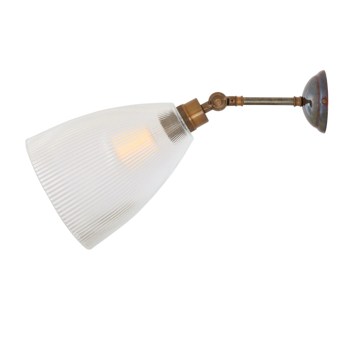 Hale Prismatic Railway Glass Wall Light - View 4