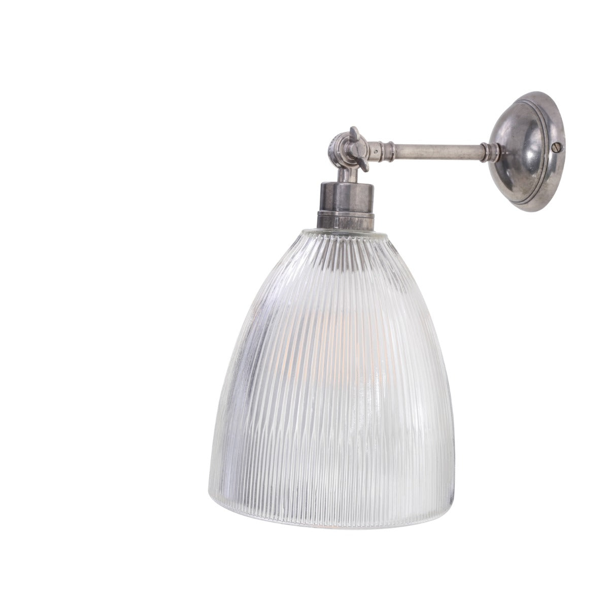 Hale Prismatic Railway Glass Wall Light - View 5