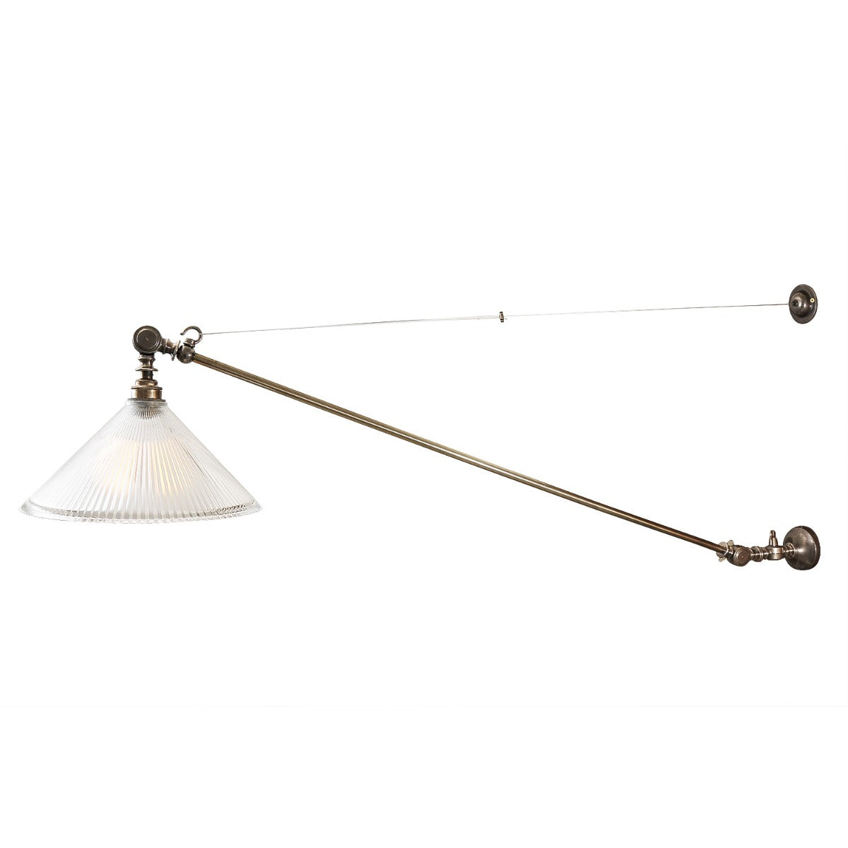 Nyx Prismatic Glass Adjustable Wall Light - Main View