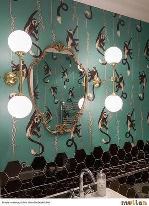 Yaounde Double Globe Wall Light - View 15