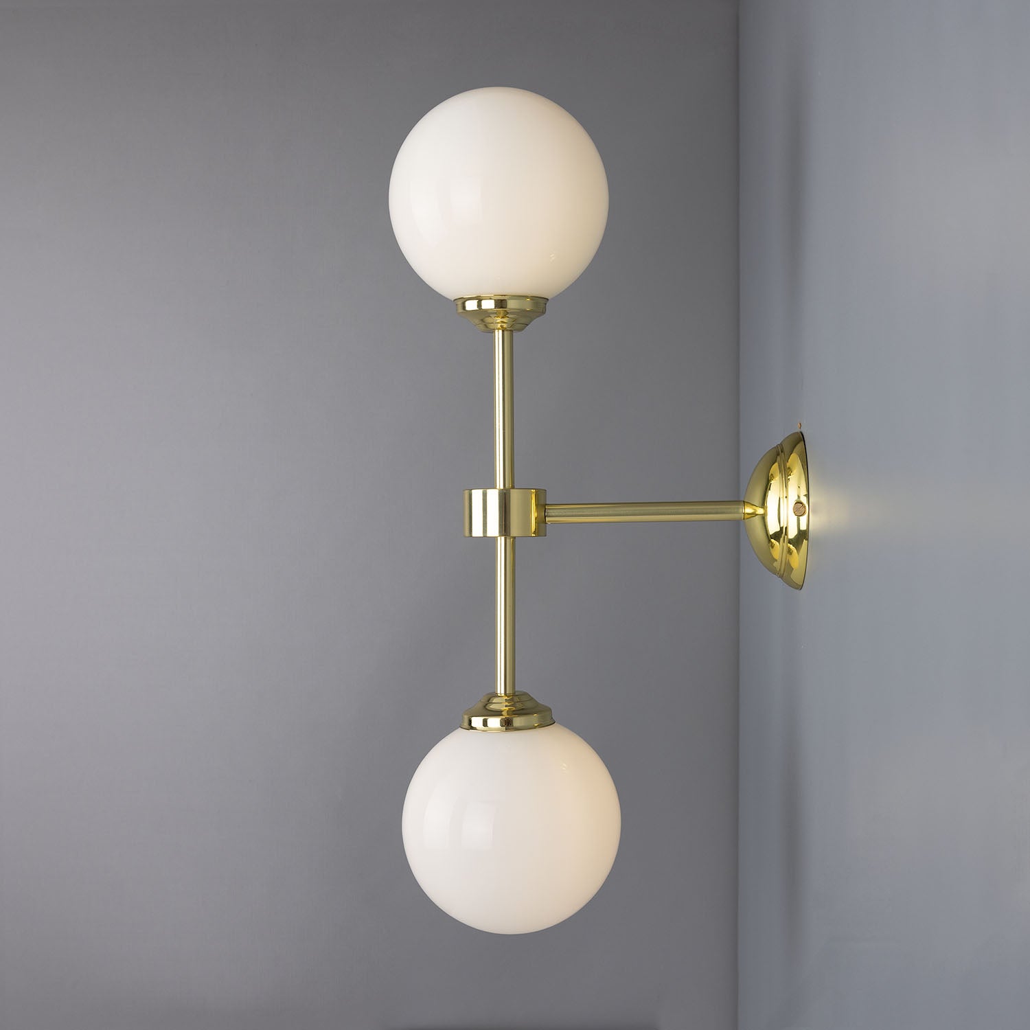 Yaounde Double Globe Wall Light - View 8