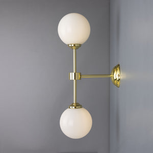 Yaounde Double Globe Wall Light - View 8
