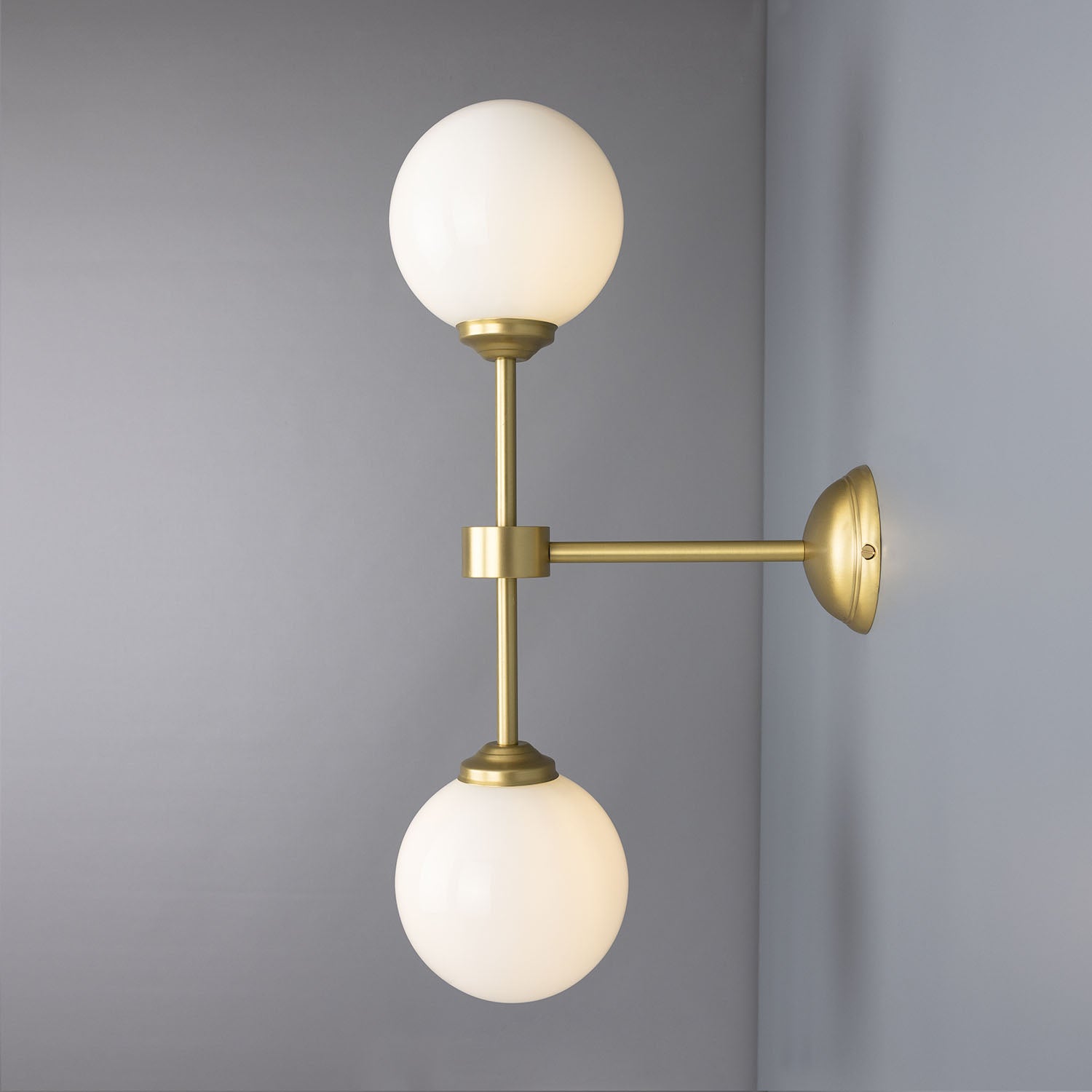 Yaounde Double Globe Wall Light - View 11