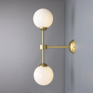 Yaounde Double Globe Wall Light - View 11