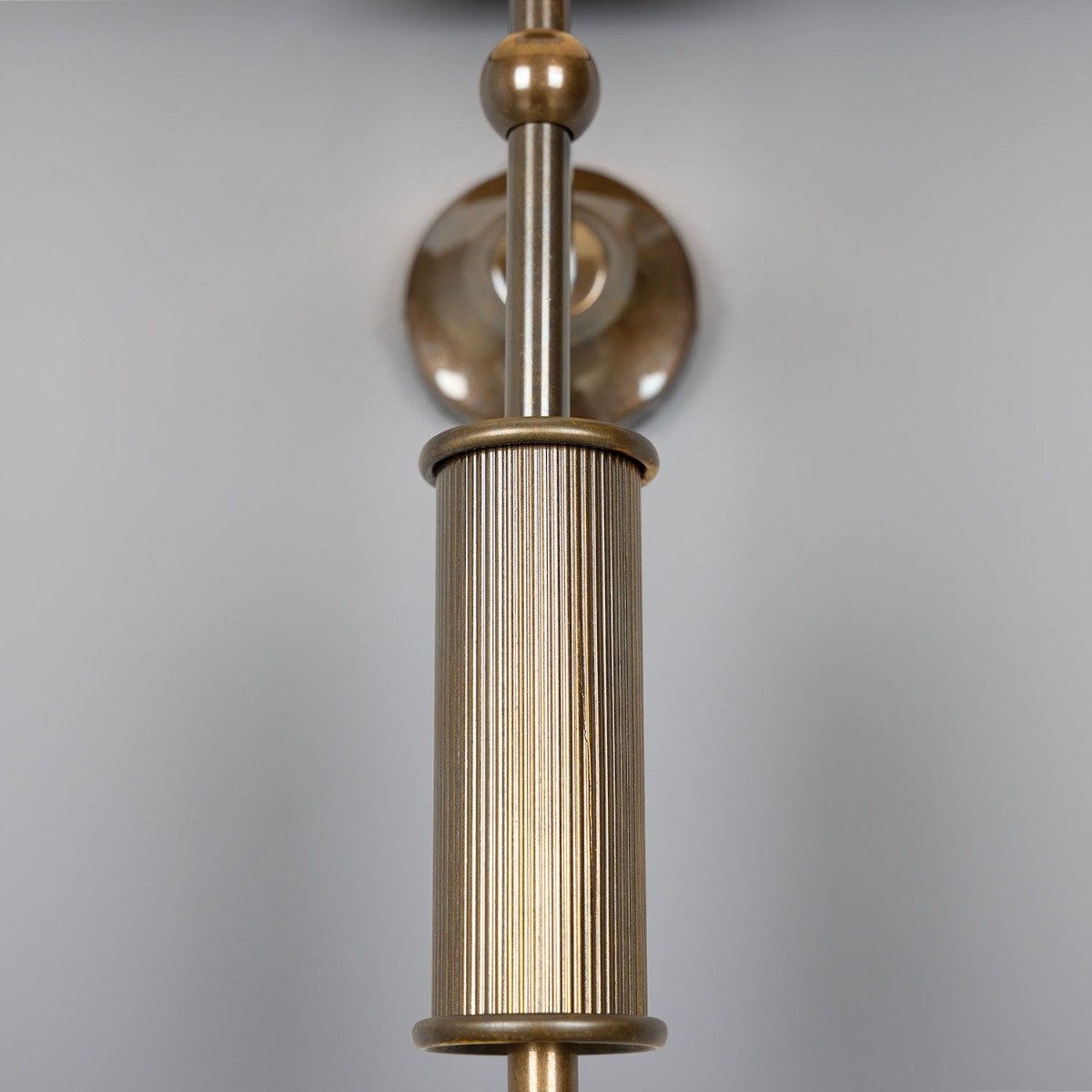 Gorey Modern Wall Light with Fabric Shade 47cm IP20 - View 4