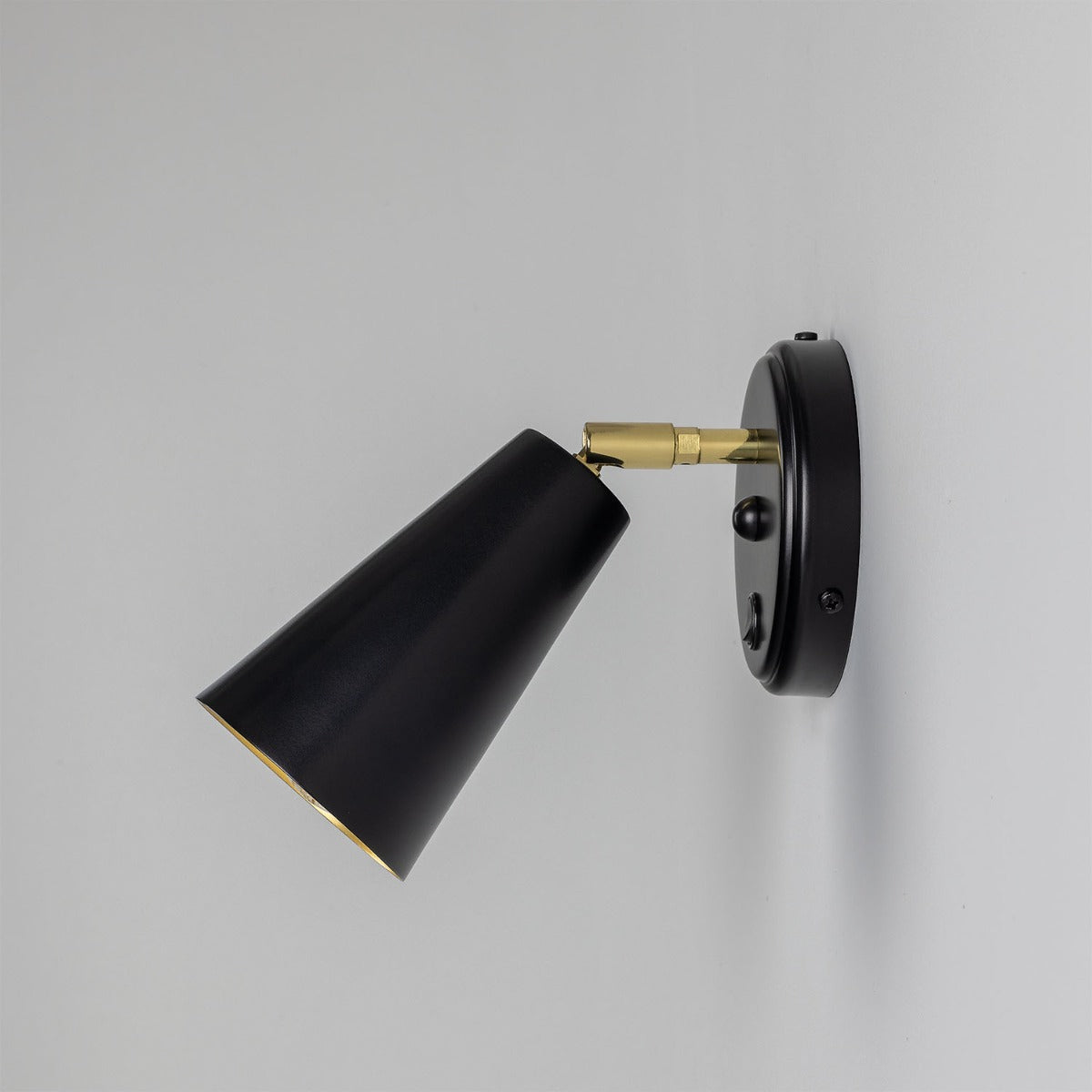 Cashel Adjustable Brass Cone Wall Light 12cm IP20 - View 14