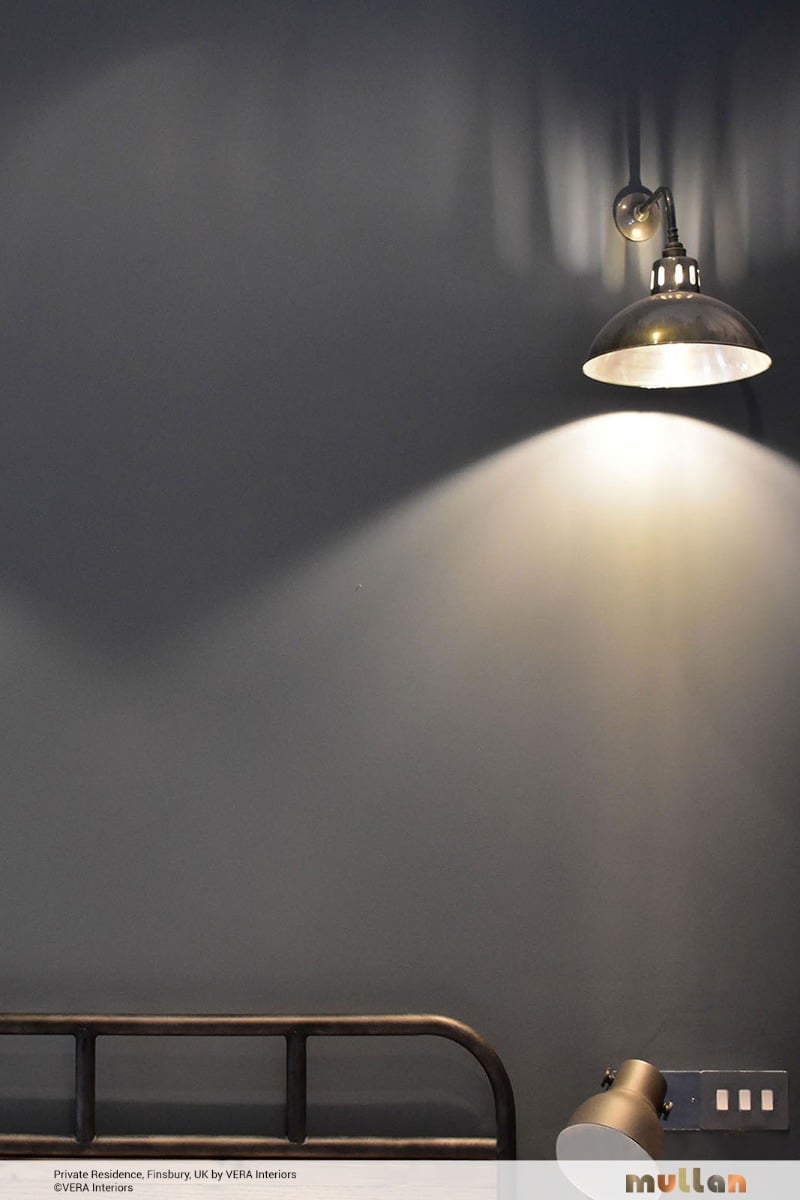 Paris Industrial Wall Light - View 12